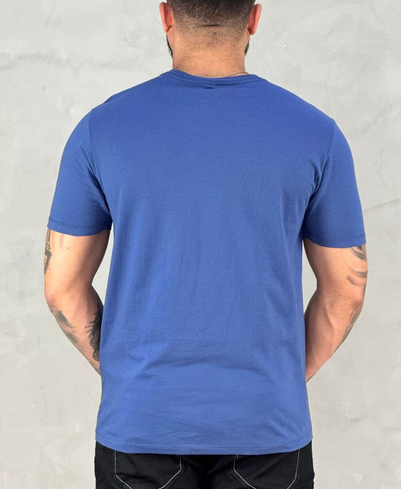 Camiseta Azul Masculina Embossed - John John