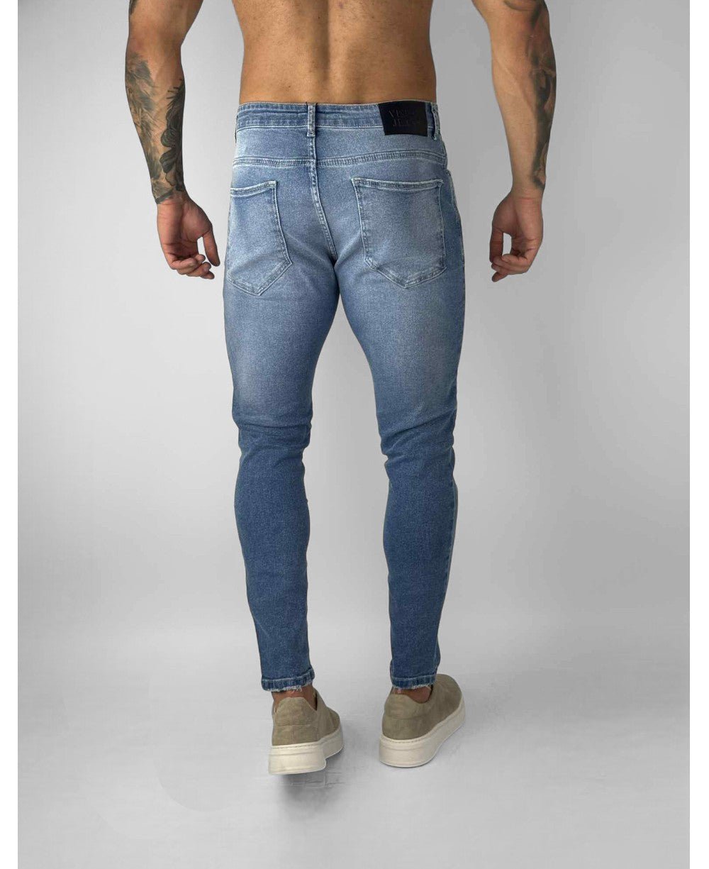 Calça Jeans Azul Claro Skinny - Visual Jeans