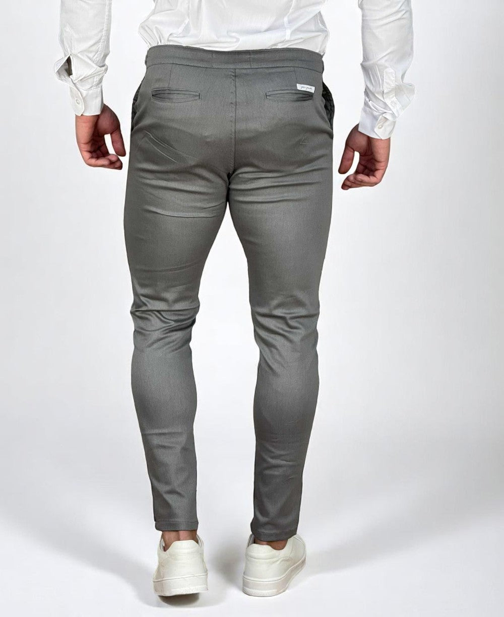 Calça Alfaiataria Chumbo Masculina Regulagem - Per Pochi