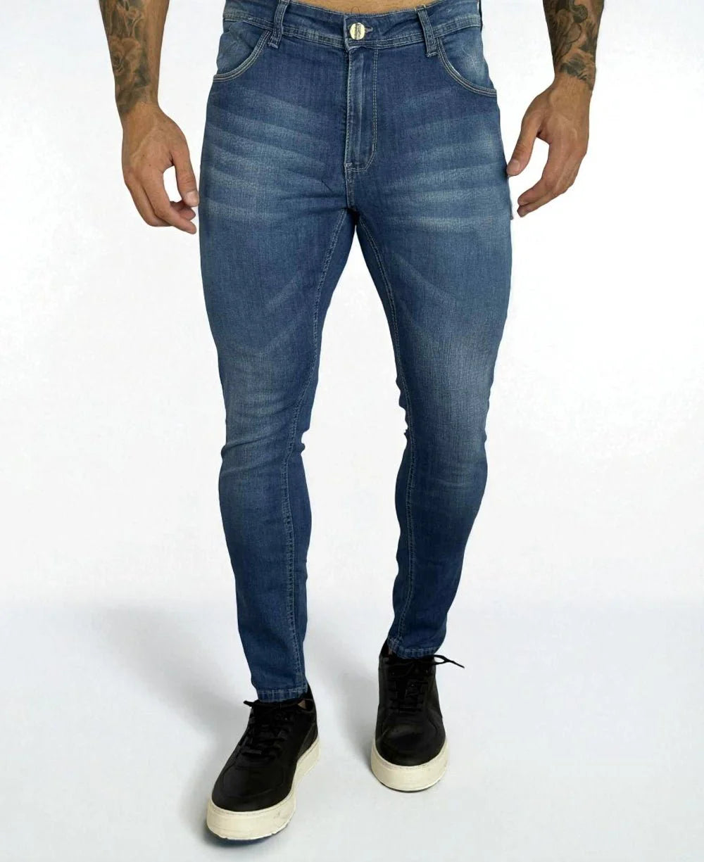 Calça Jeans Azul Sky2 Masculina Skinny- City Denim