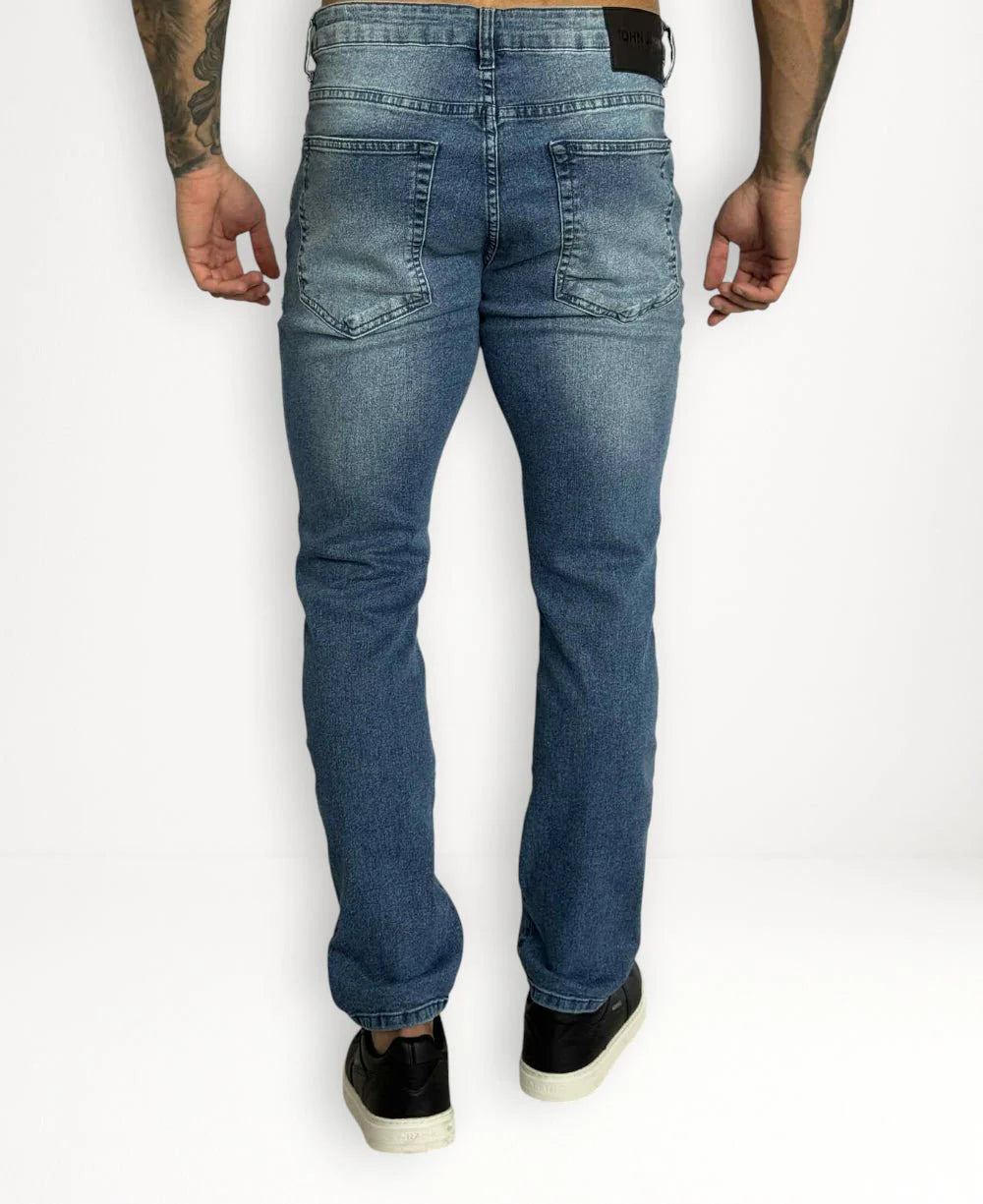 Calça Jeans Skinny Azul Mescla - John John