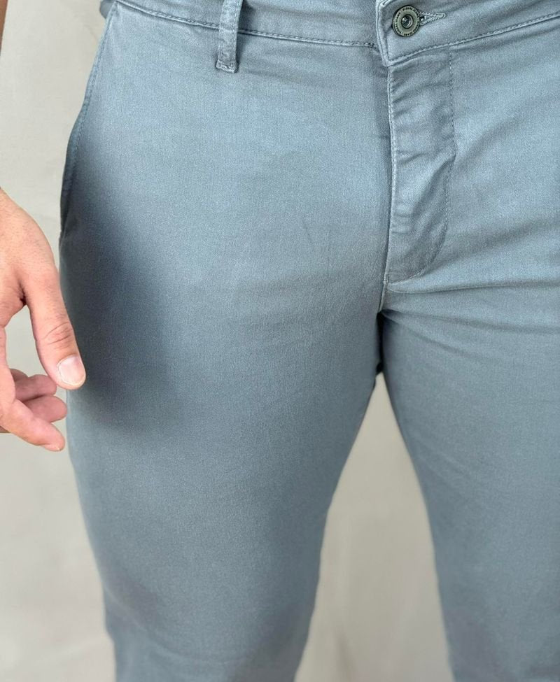 Calça Alfaiataria Chumbo Masculina Skinny - Visual Jeans
