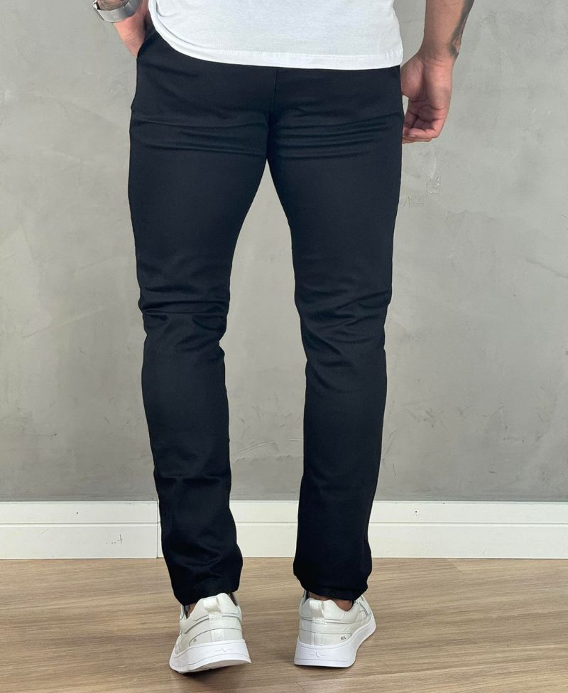 Calça Alfaiataria Preta Masculina Slim  - Paladho´s Jeans Wear