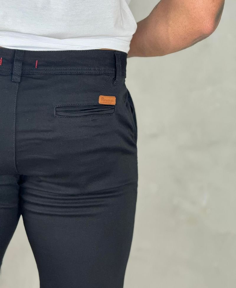 Calça Alfaiataria Preta Masculina Slim  - Paladho´s Jeans Wear