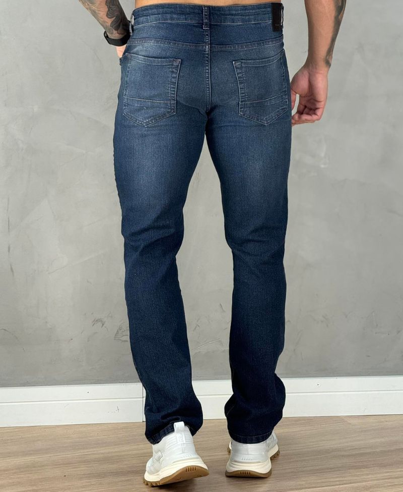 Calça Jeans Escura Masculina Stone Dirty Slim - Aramis