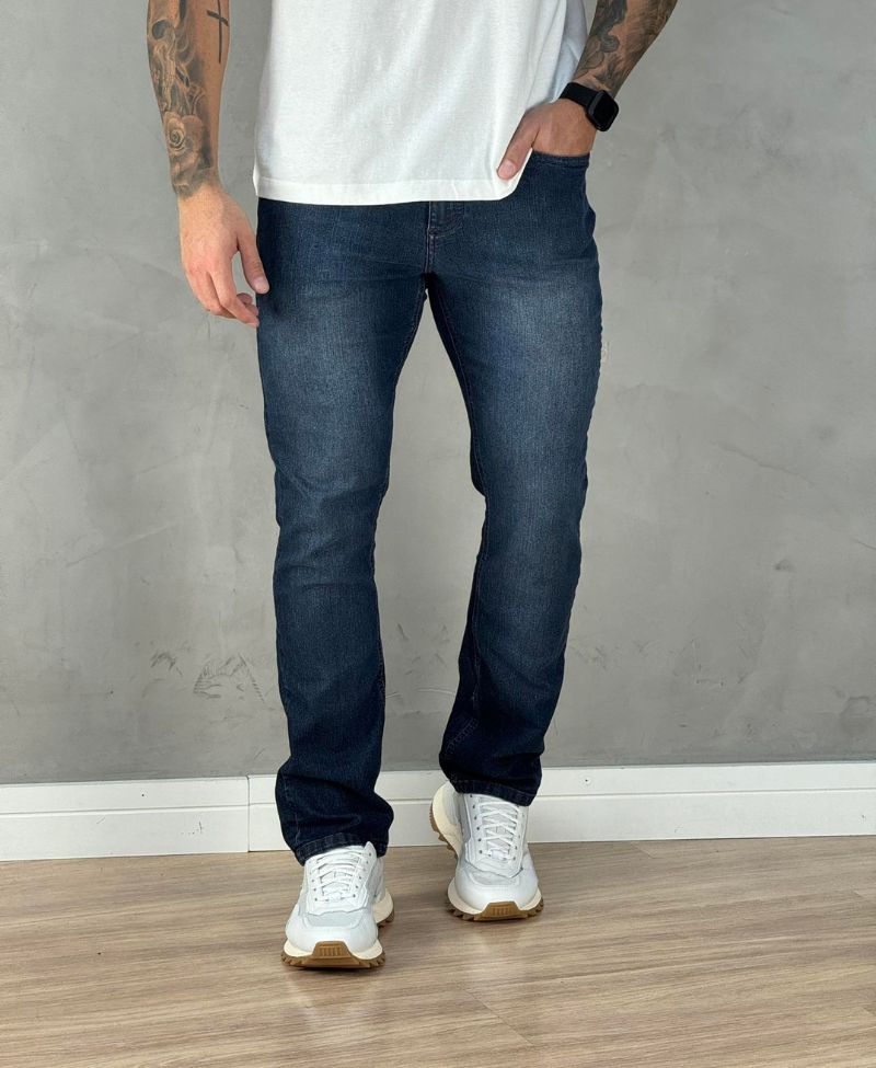 Calça Jeans Escura Masculina Stone Dirty Slim - Aramis