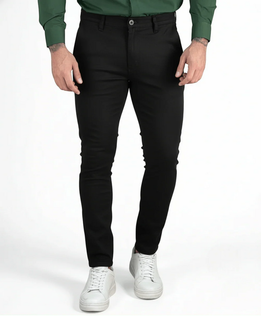 Calça Alfaiataria Preta Masculina - Rota 77