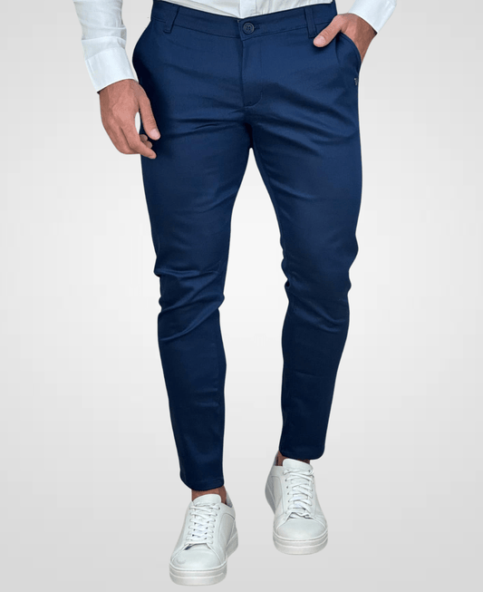 Calça Alfaiataria Azul Royal Masculina Super Skinny - Per Pochi