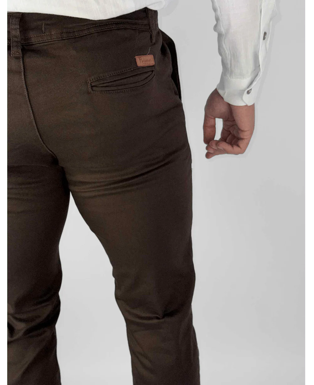 Calça Alfaiataria Marrom Masculina Slim - Paladho´s Jeans Wear