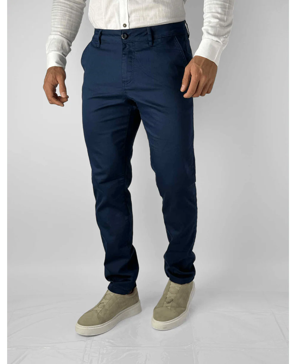 Calça Alfaiataria Azul Bic Masculina Slim - Paladho´s Jeans Wear