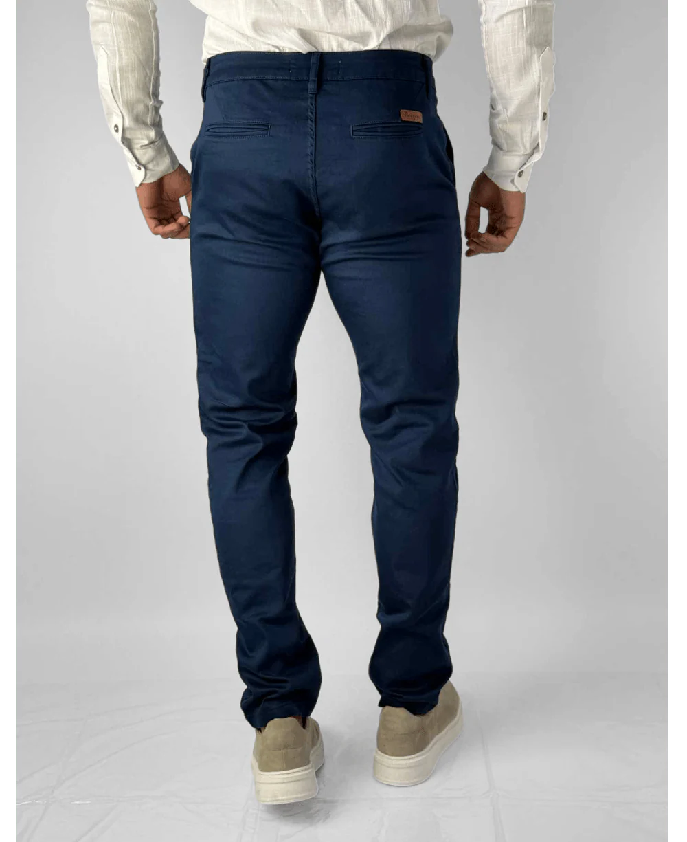 Calça Alfaiataria Azul Bic Masculina Slim - Paladho´s Jeans Wear