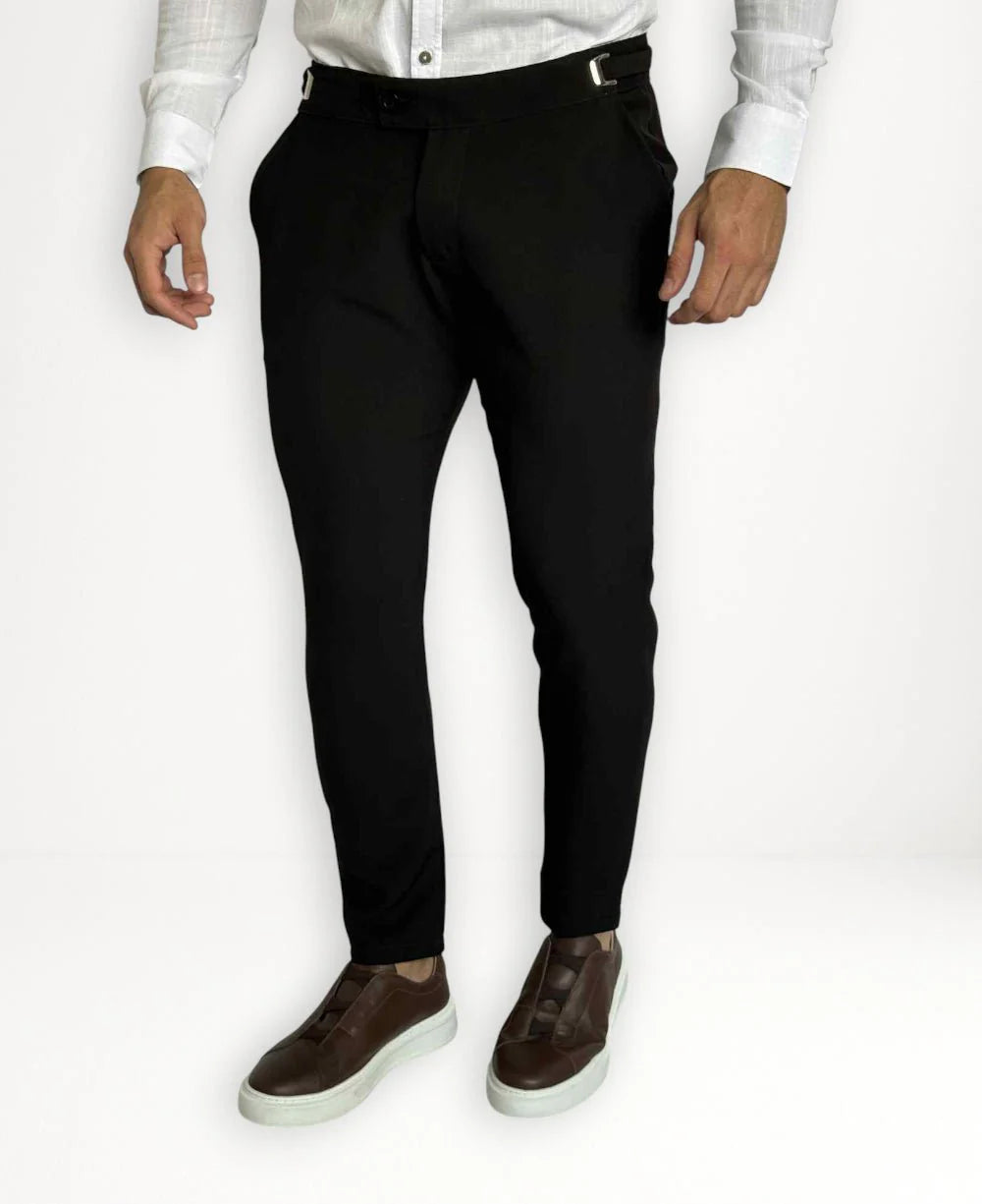 Calça Alfaiataria Preto com Regulagem - Paladho´s