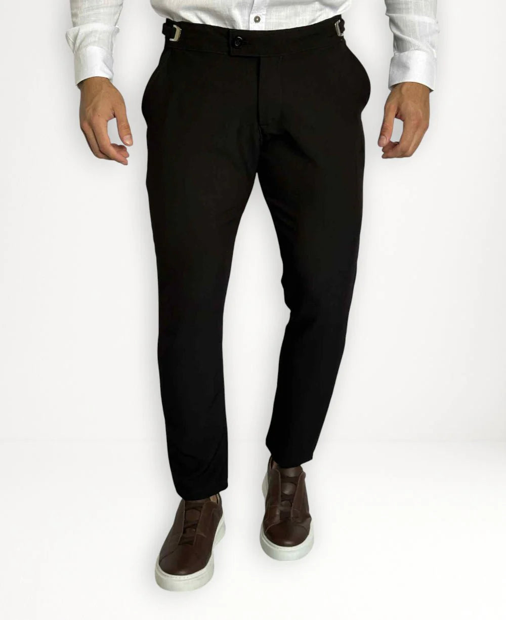 Calça Alfaiataria Preto com Regulagem - Paladho´s