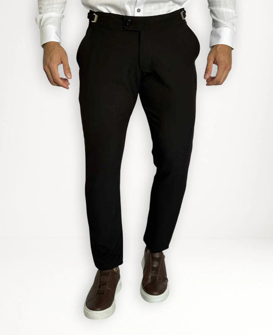 Calça Alfaiataria Preto com Regulagem - Paladho´s