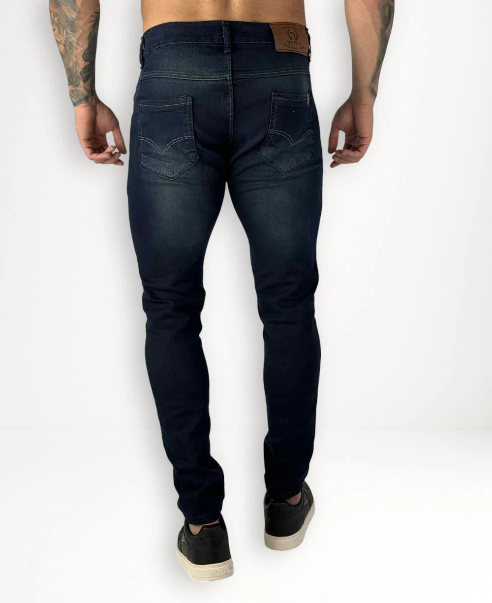 Calça Jeans Azul Marinho Masculina - Rota 77