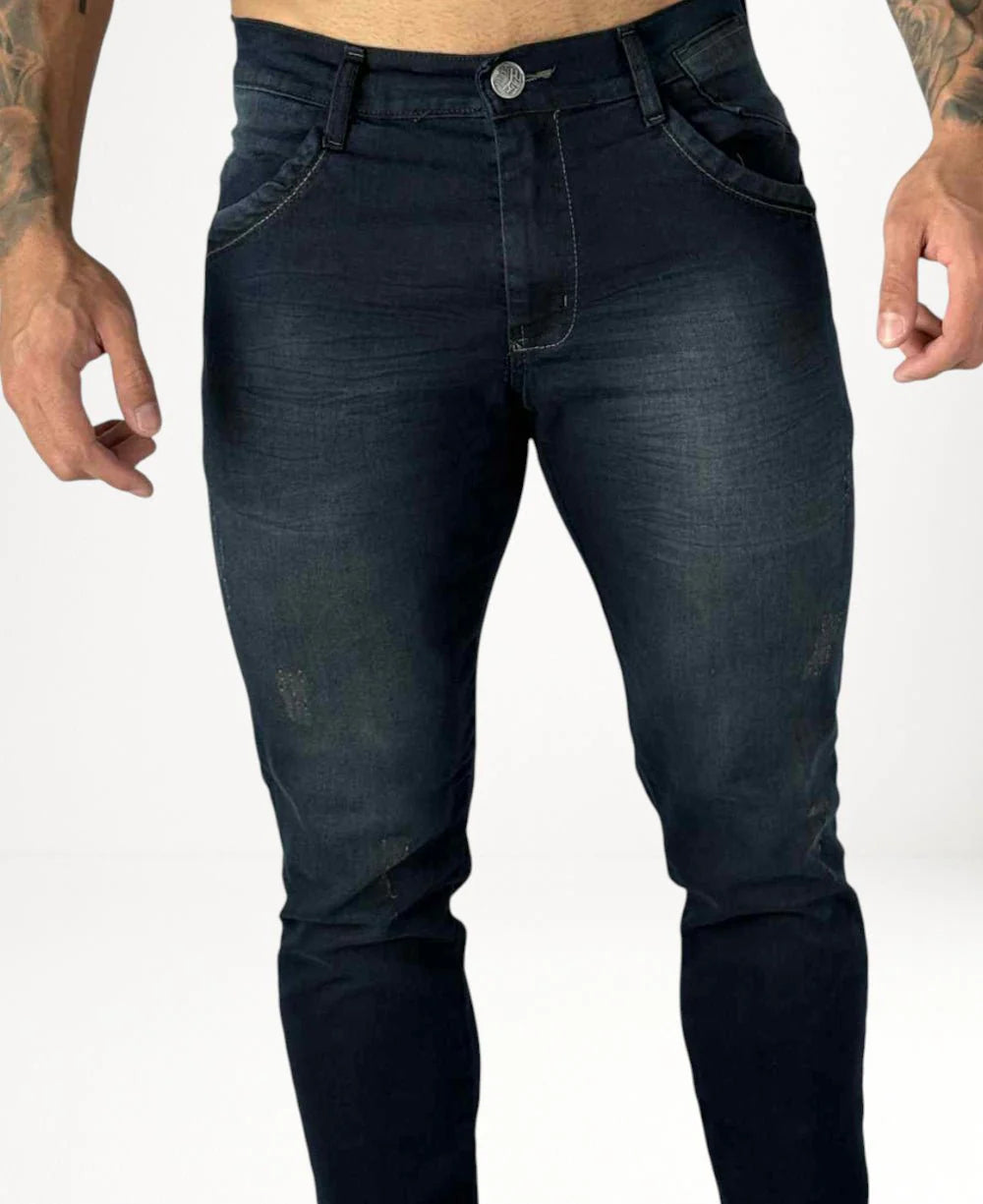 Calça Jeans Azul Marinho Masculina - Rota 77
