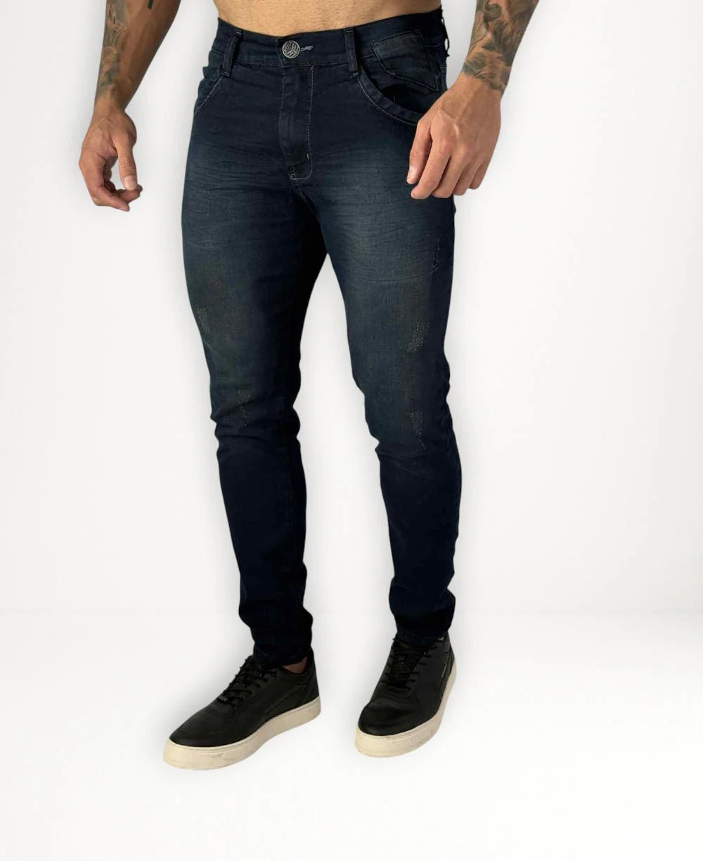 Calça Jeans Azul Marinho Masculina - Rota 77