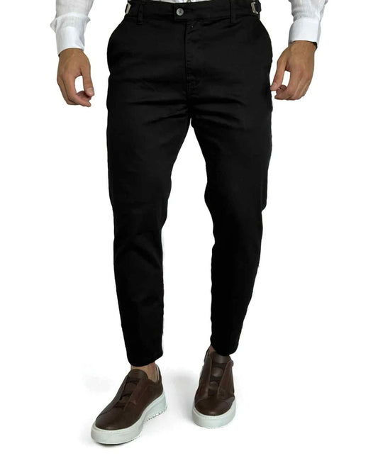 Calça Alfaiataria Preto com Regulagem  - Truehero