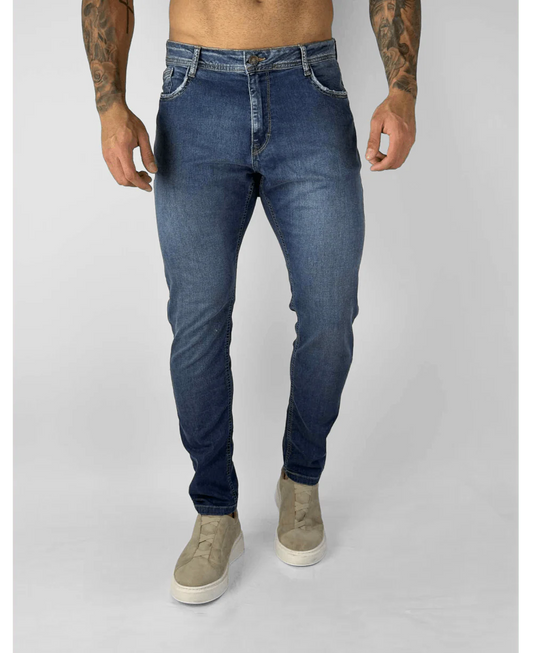 Calça Jeans Azul Medio Skinny - Visual Jeans