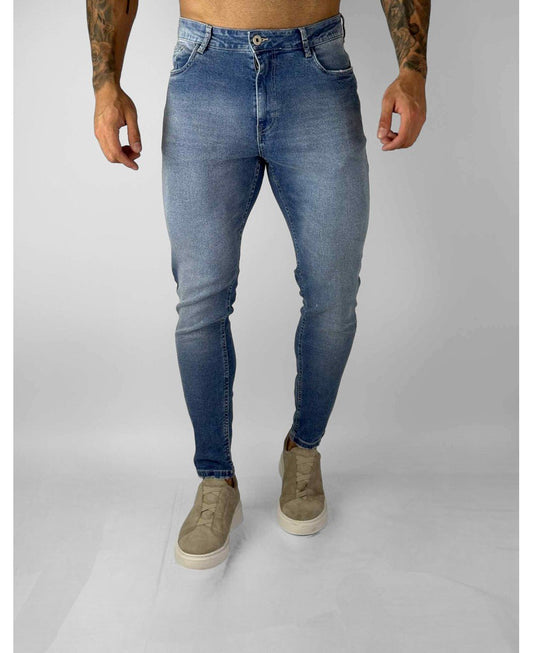 Calça Jeans Azul Claro Skinny - Visual Jeans