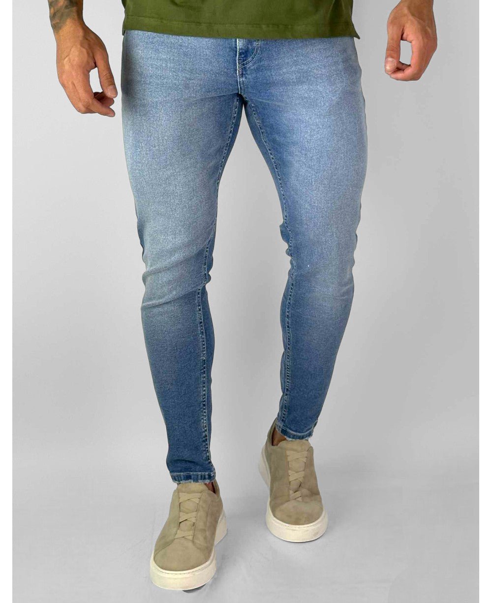 Calça Jeans Azul Claro Skinny - Visual Jeans