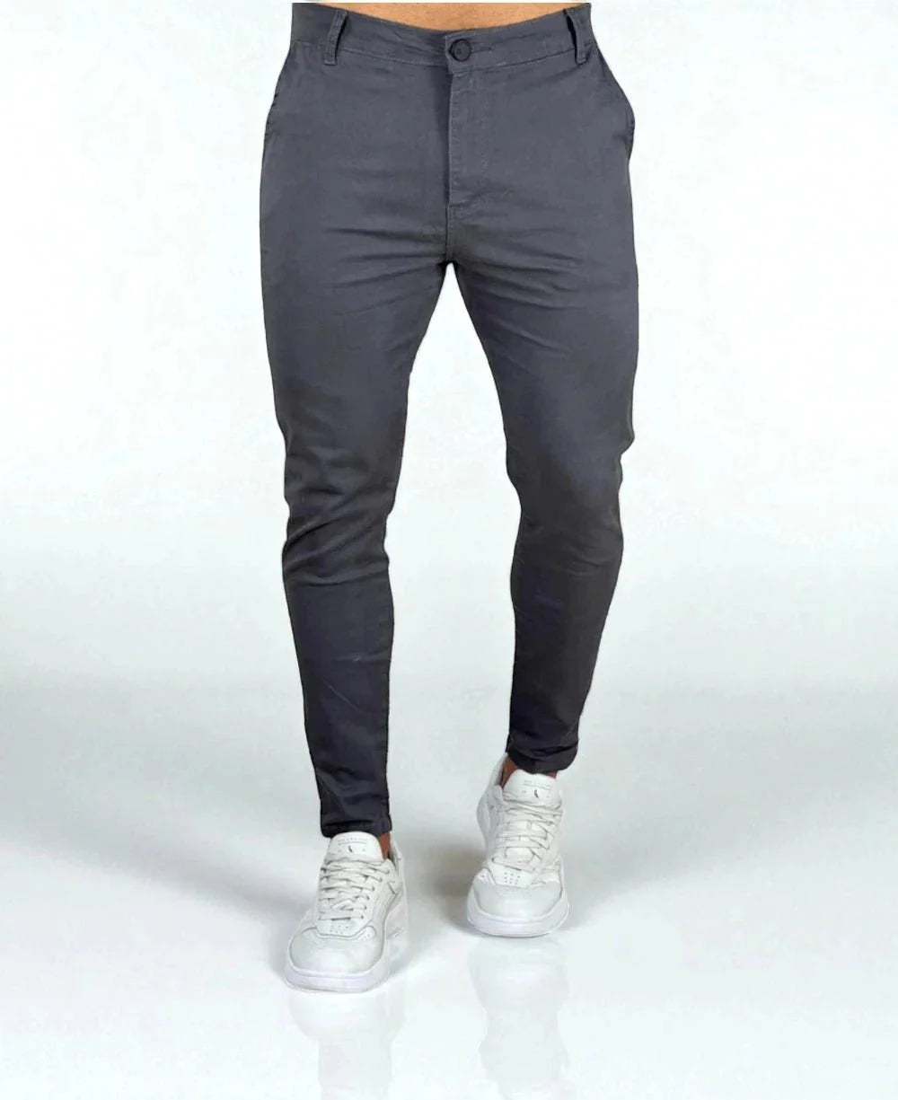 Calça Alfaiataria Cinza Masculina Super Skinny - Codi Jeans