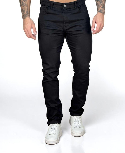 Calça Skinny Preta Masculina com Lycra - Cook's