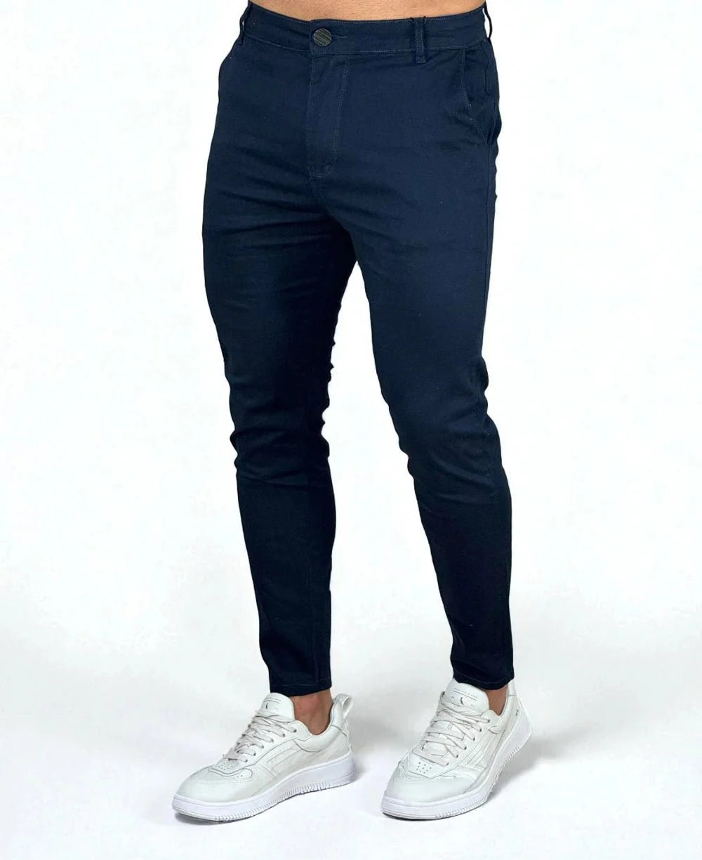 Calça Alfaiataria Azul Masculina Super Skinny - Codi Jeans