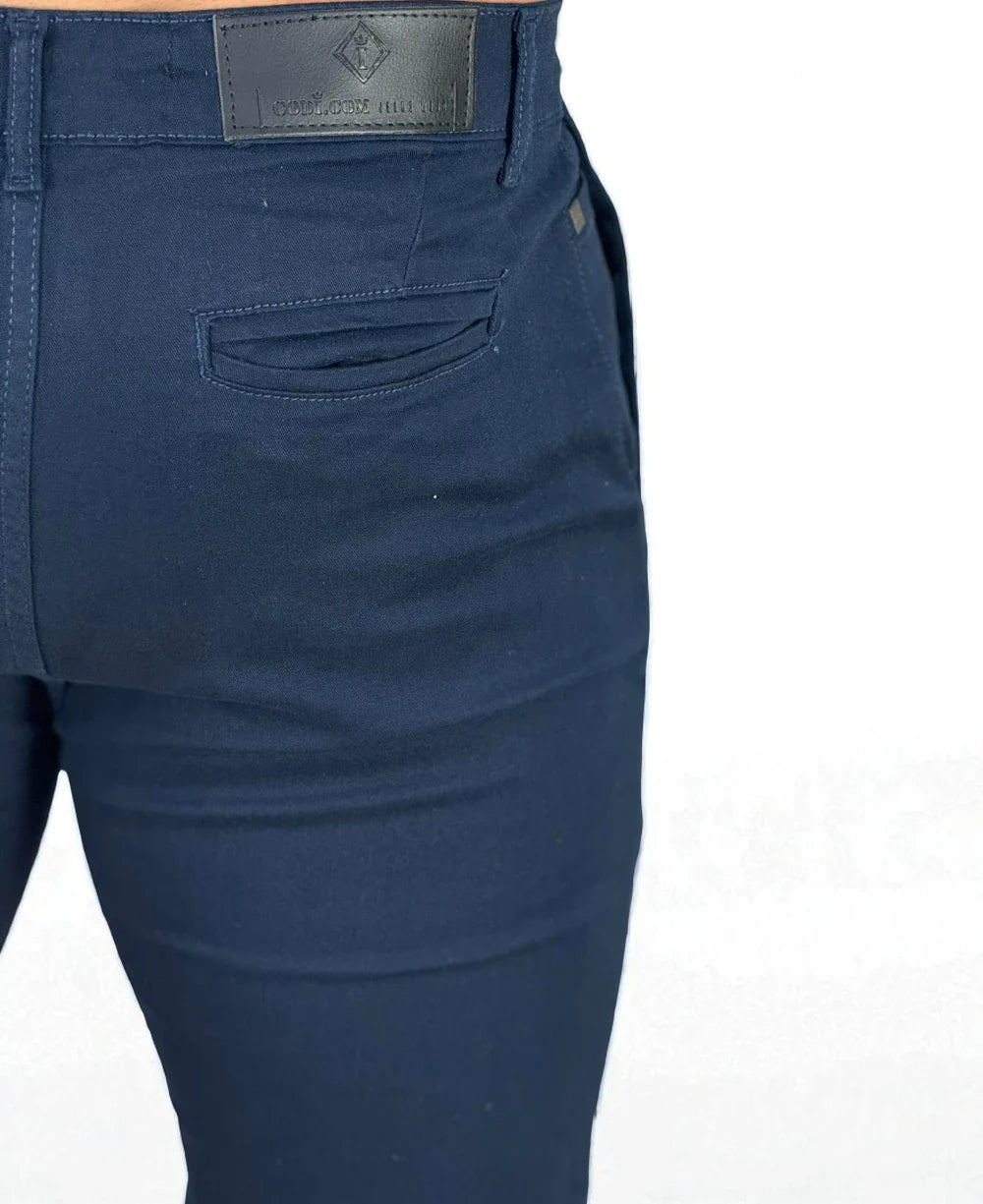 Calça Alfaiataria Azul Masculina Super Skinny - Codi Jeans