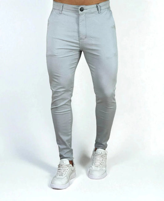 Calça Alfaiataria Cinza Masculina Super Skinny - Codi Jeans