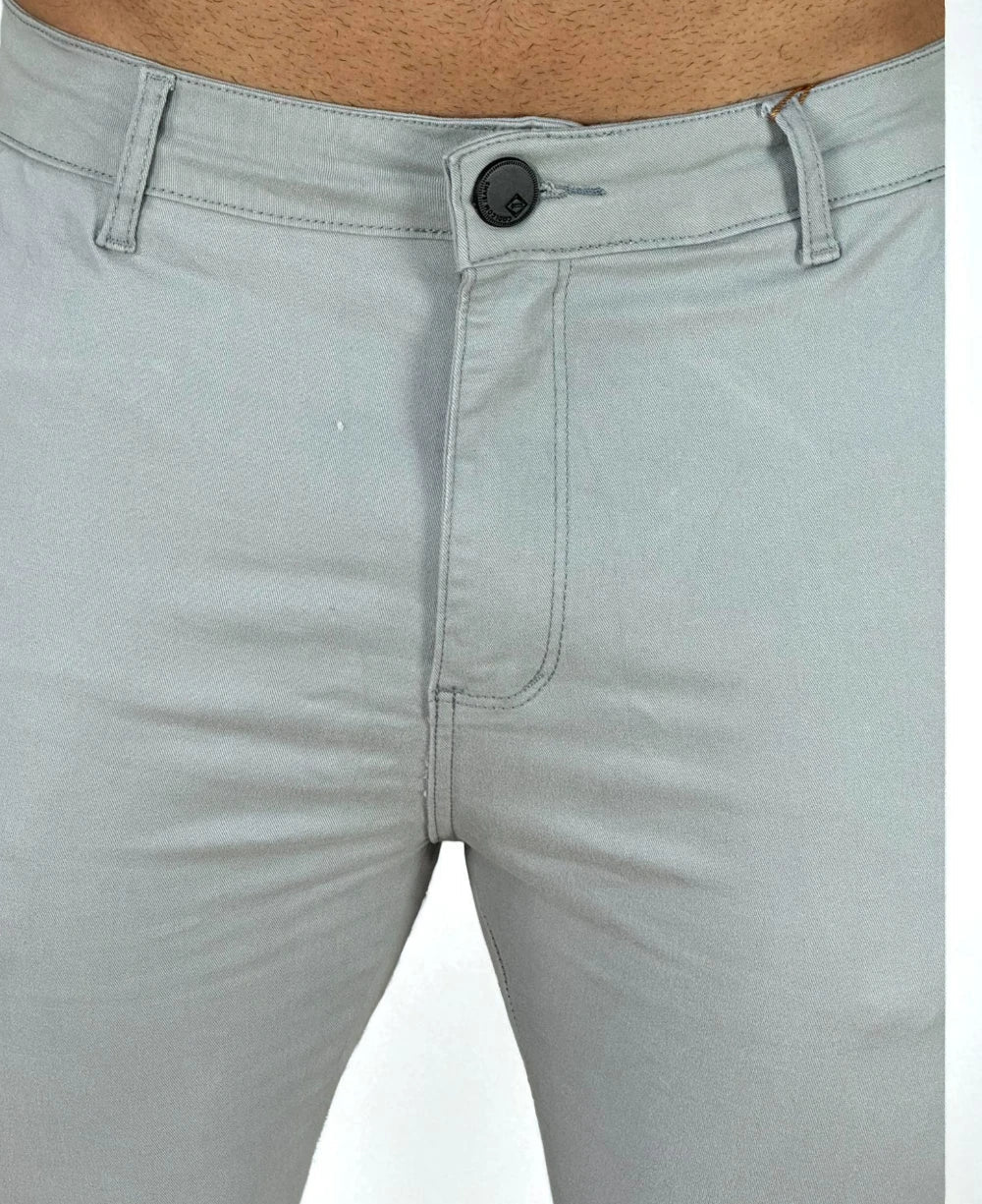 Calça Alfaiataria Cinza Masculina Super Skinny - Codi Jeans