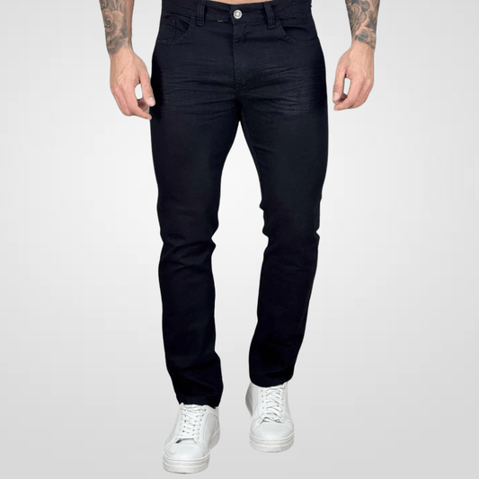 Calça Skinny Preto Masculina com Lycra - Keep Work