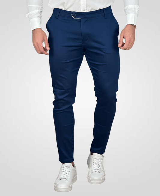Calça Alfaiataria Azul Royal Masculina Transpassado - Per Pochi