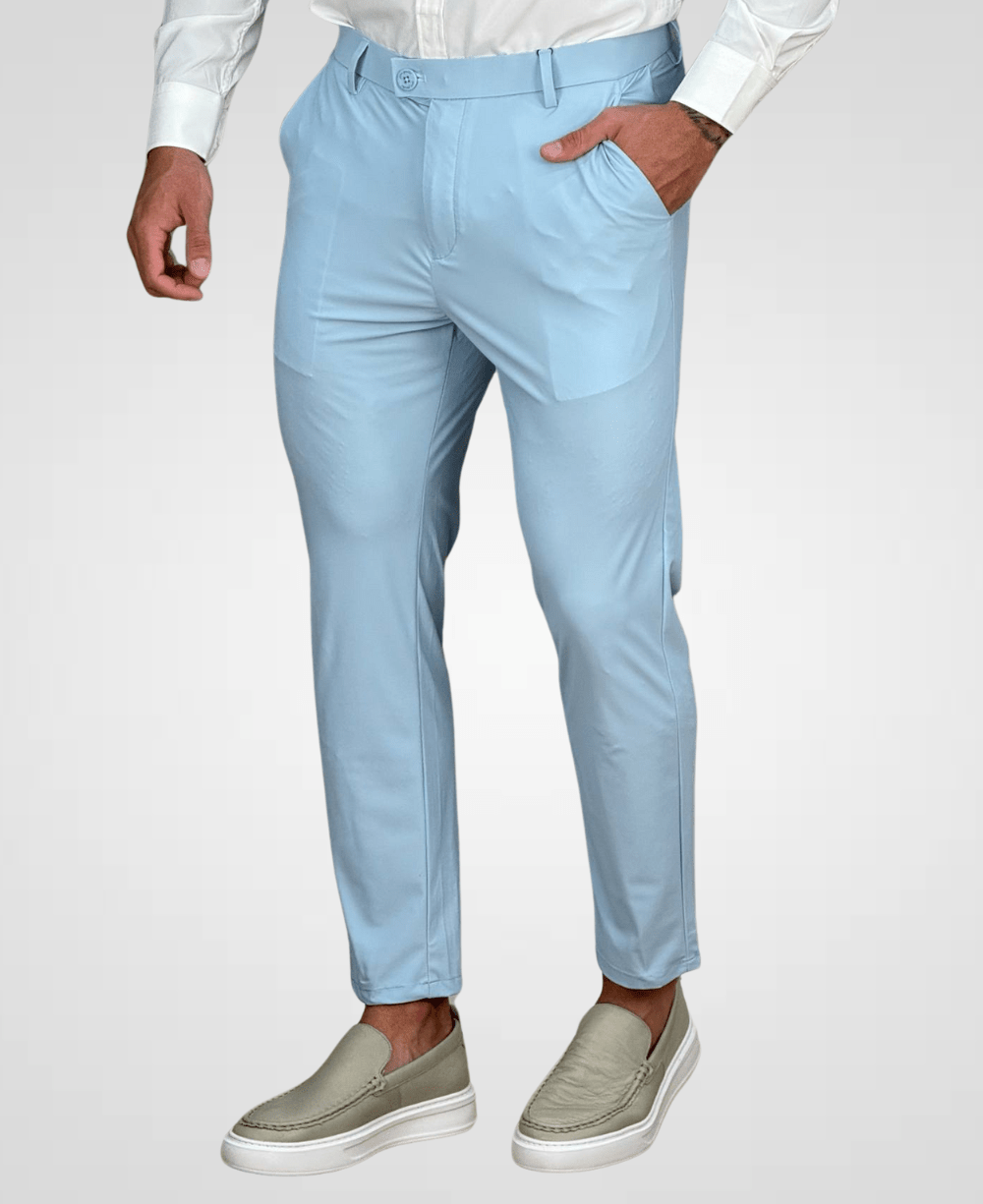 Calça Alfaiataria Azul Bebe Masculina Tecnológica - Per Pochi