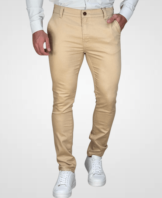 Calça Alfaiataria Khaki Masculina Skinny - DLZ