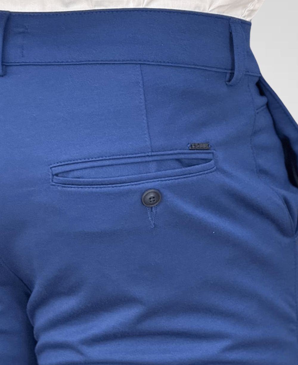 Calça Alfaiataria Azul Royal Masculina Slim - Guilherme Soul