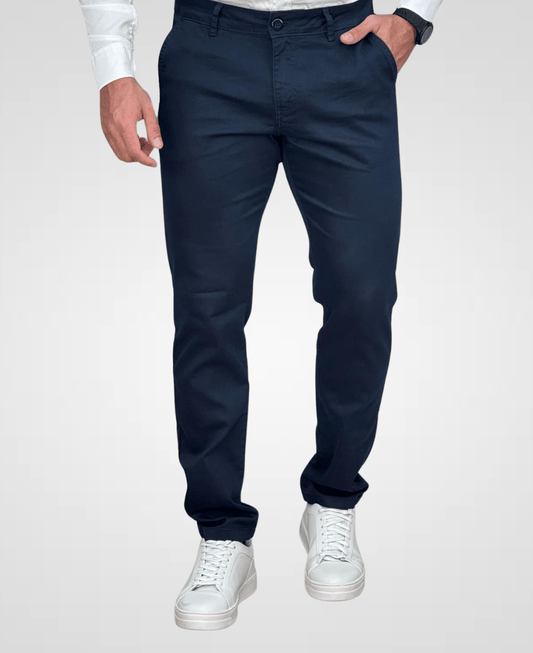 Calça Alfaiataria Azul Marinho Masculina Slim  - Paladho´s Jeans Wear
