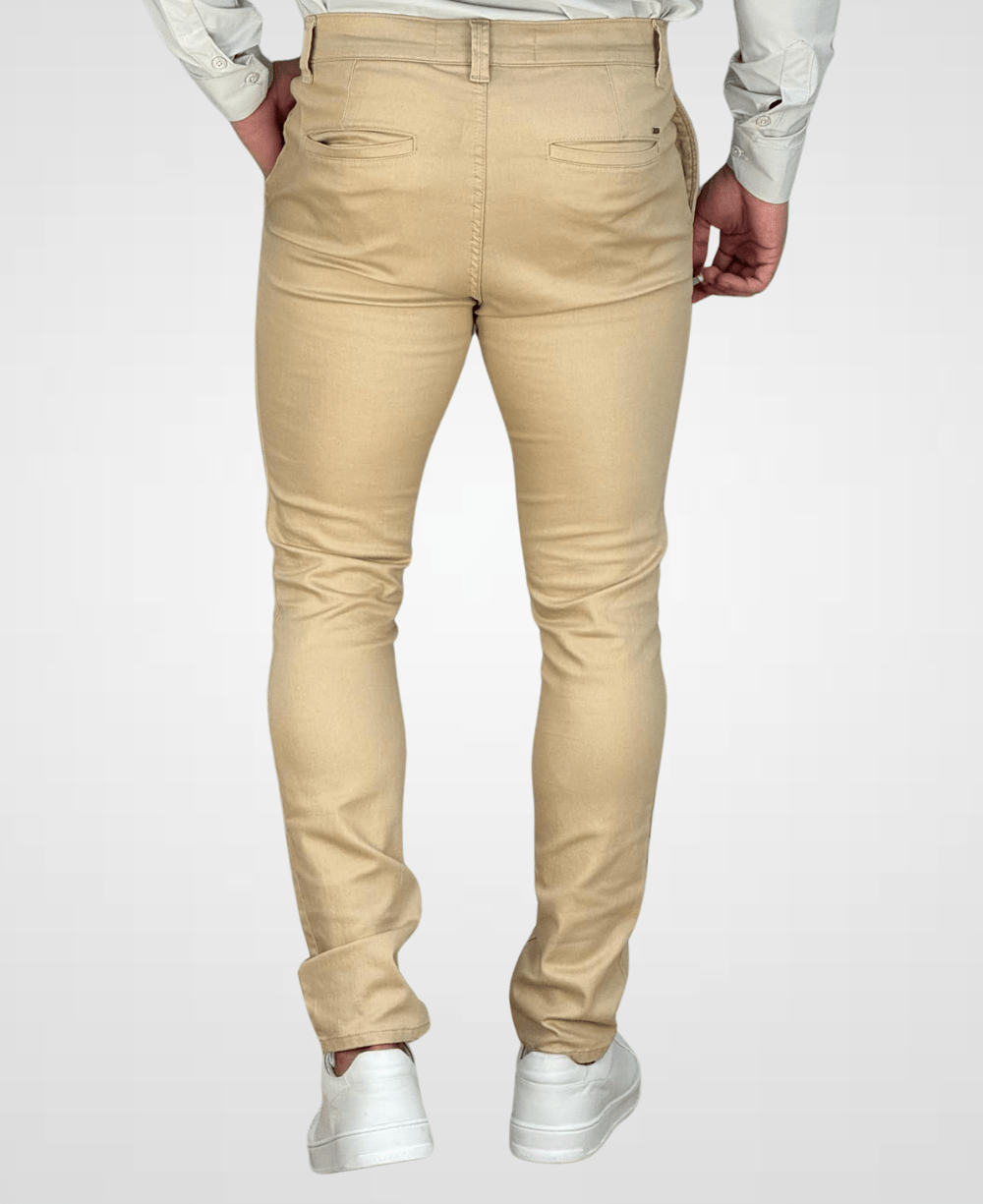 Calça Alfaiataria Khaki Masculina Skinny - DLZ