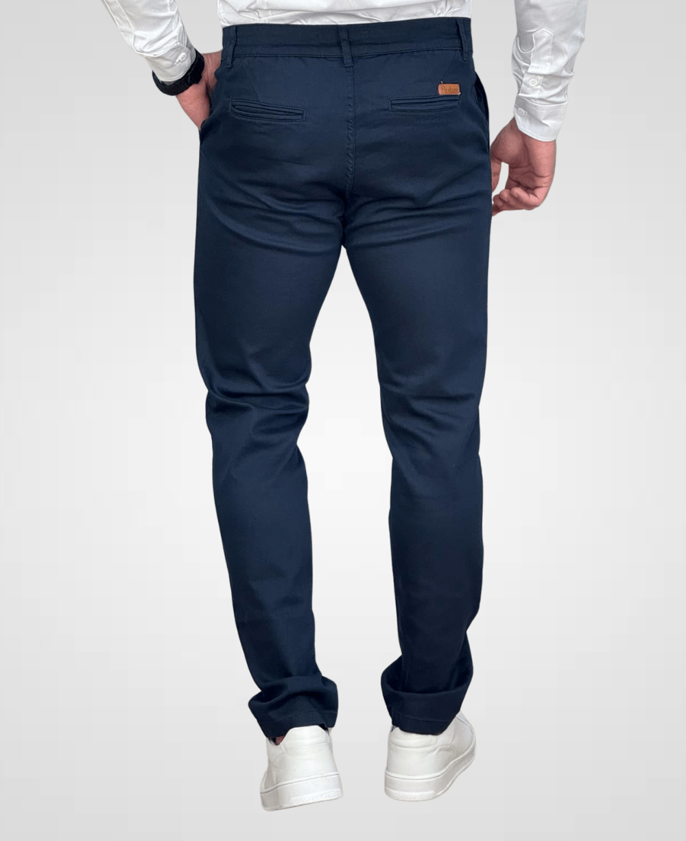 Calça Alfaiataria Azul Marinho Masculina Slim  - Paladho´s Jeans Wear