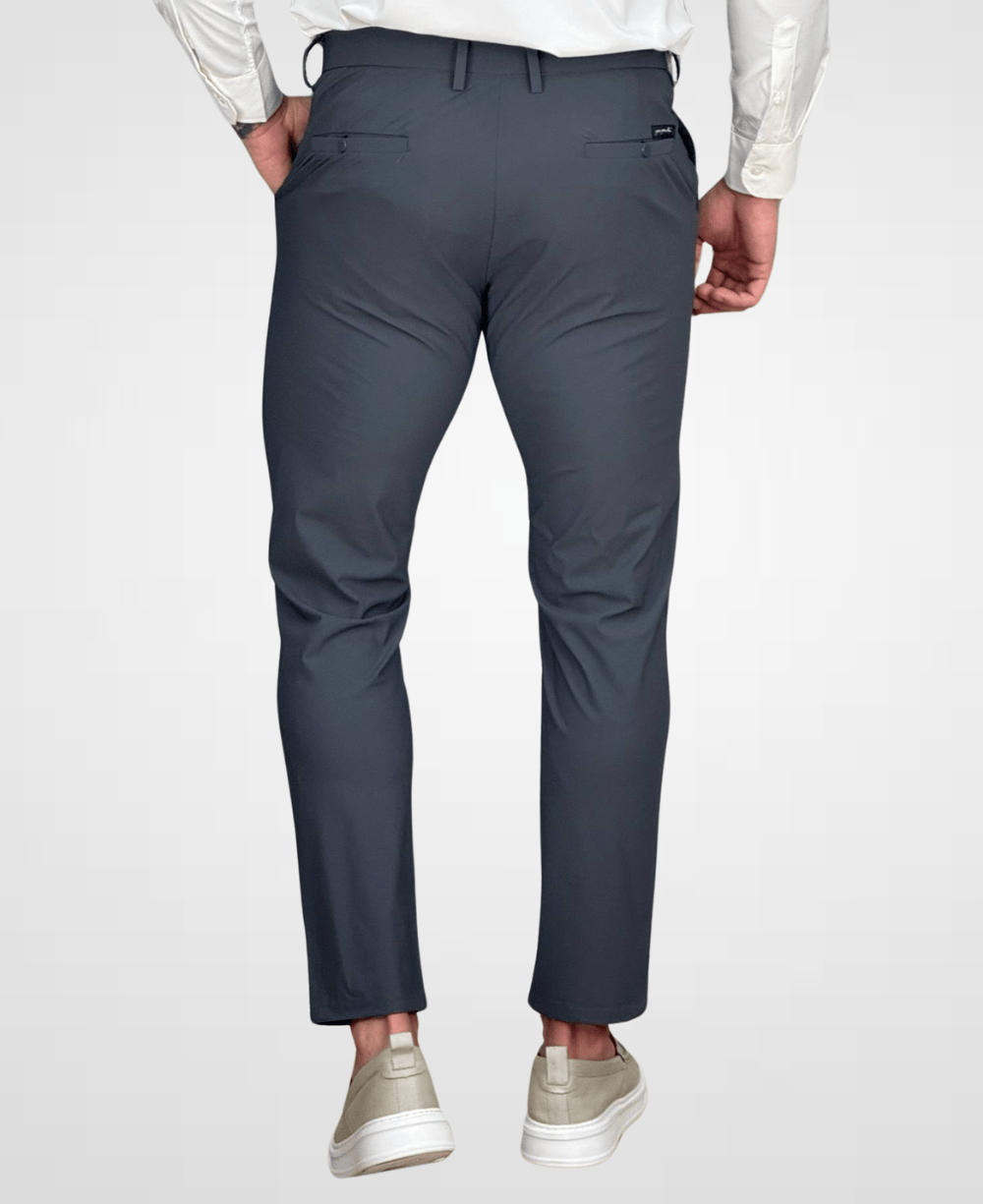 Calça Alfaiataria Chumbo Masculina Tecnológica - Per Pochi