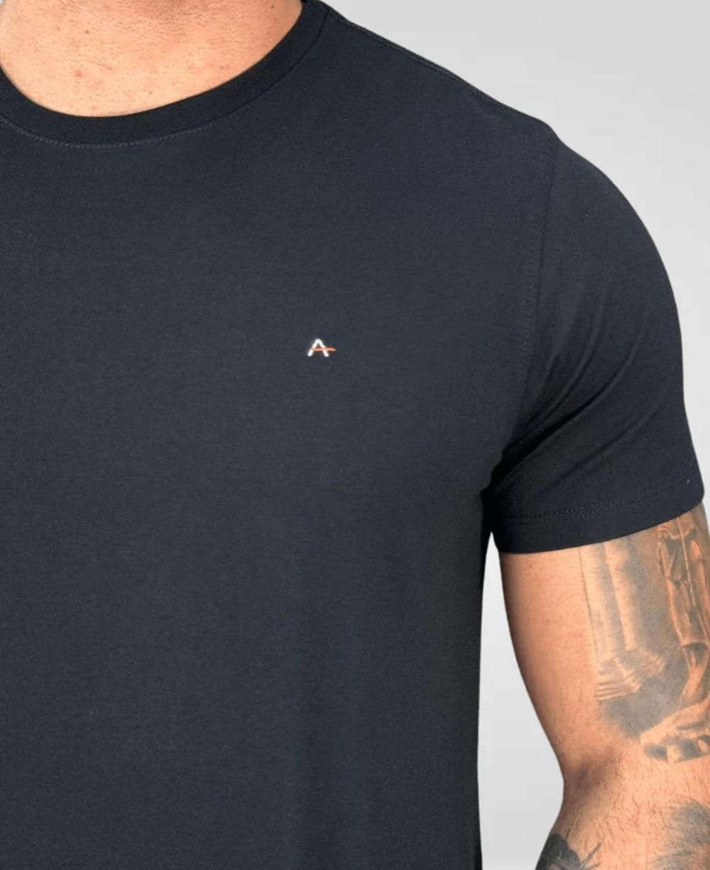 Camiseta Preto Masculina Malha Regular - Aramis