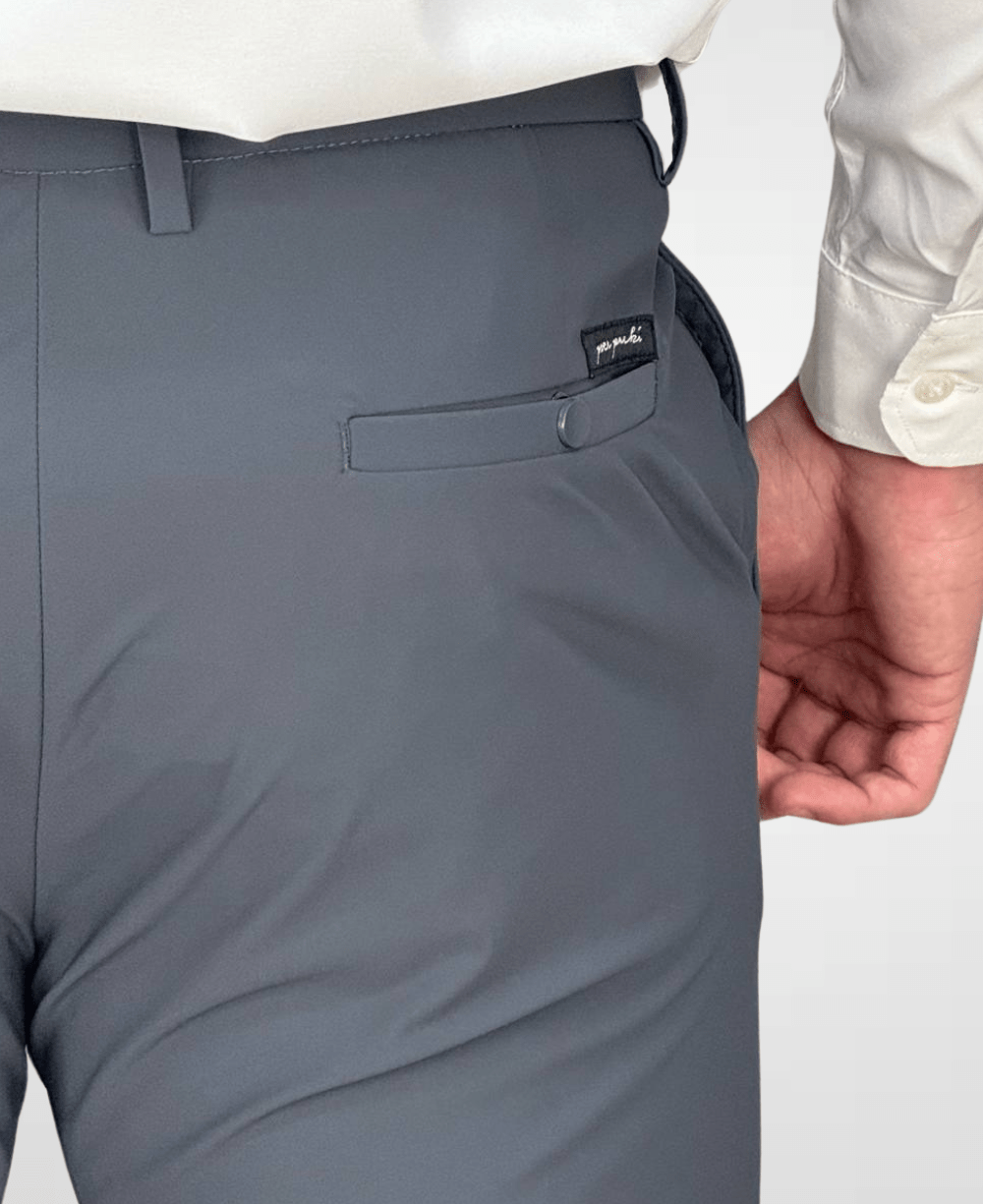 Calça Alfaiataria Chumbo Masculina Tecnológica - Per Pochi